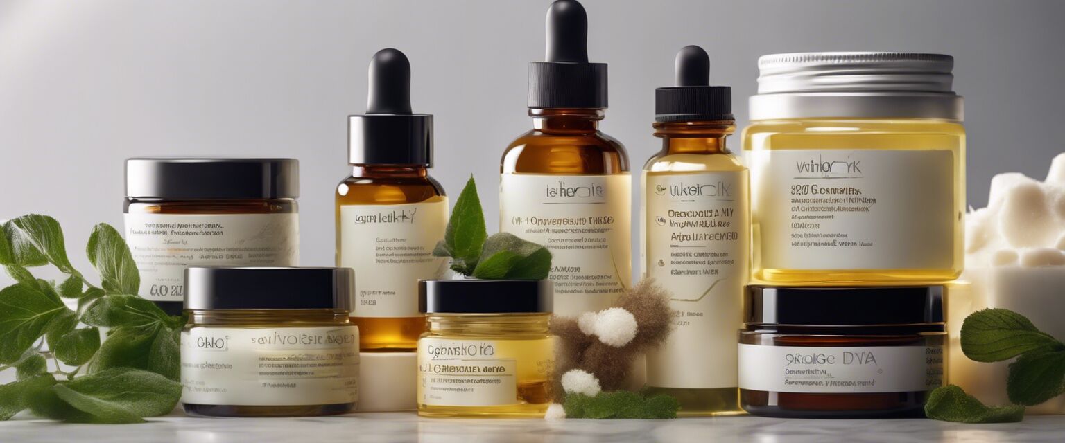 Organic anti-aging skincare ingredients