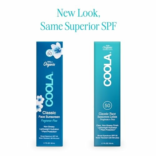 COOLA Classic Face Sunscreen new look packaging.