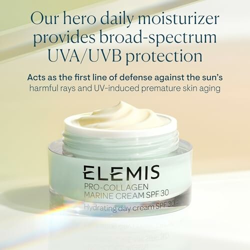 ELEMIS Pro-Collagen Marine Cream SPF 30 with broad-spectrum UVA/UVB protection