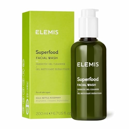 ELEMIS Superfood Facial Wash with packaging