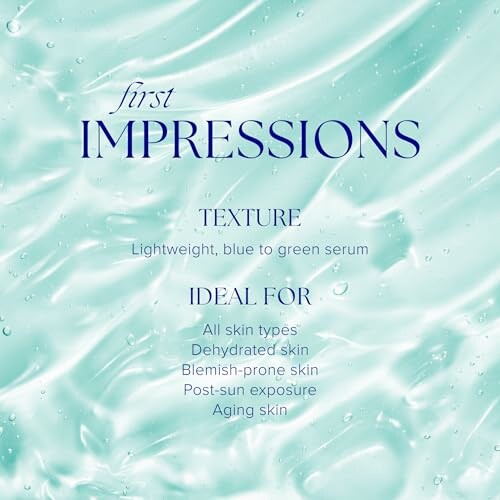 First Impressions serum description.