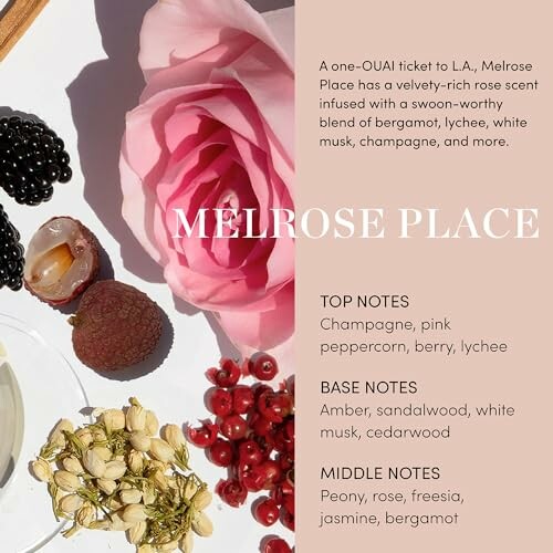 Melrose Place perfume ingredients and notes description.