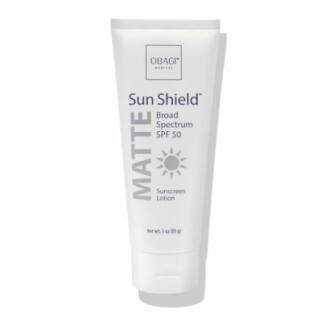 Obagi Sun Shield Matte Broad Spectrum SPF 50 sunscreen lotion