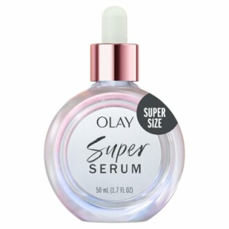 Olay Super Serum bottle with dropper